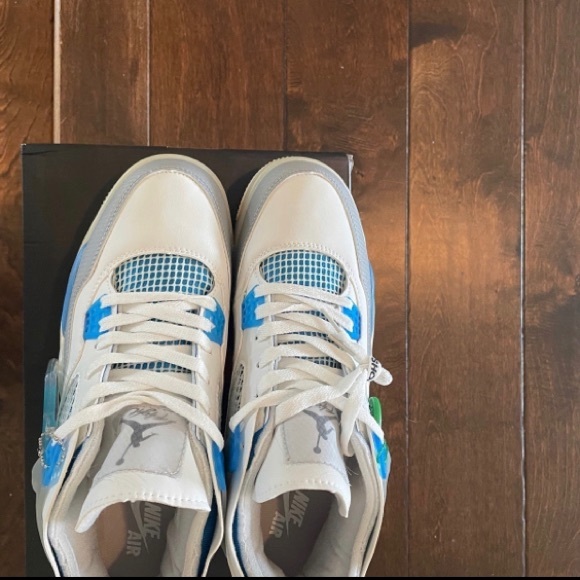 Jordan 4 “off white” Military Blue Concept - Picture 3 of 8